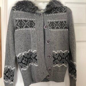 Super warm button up Sweater